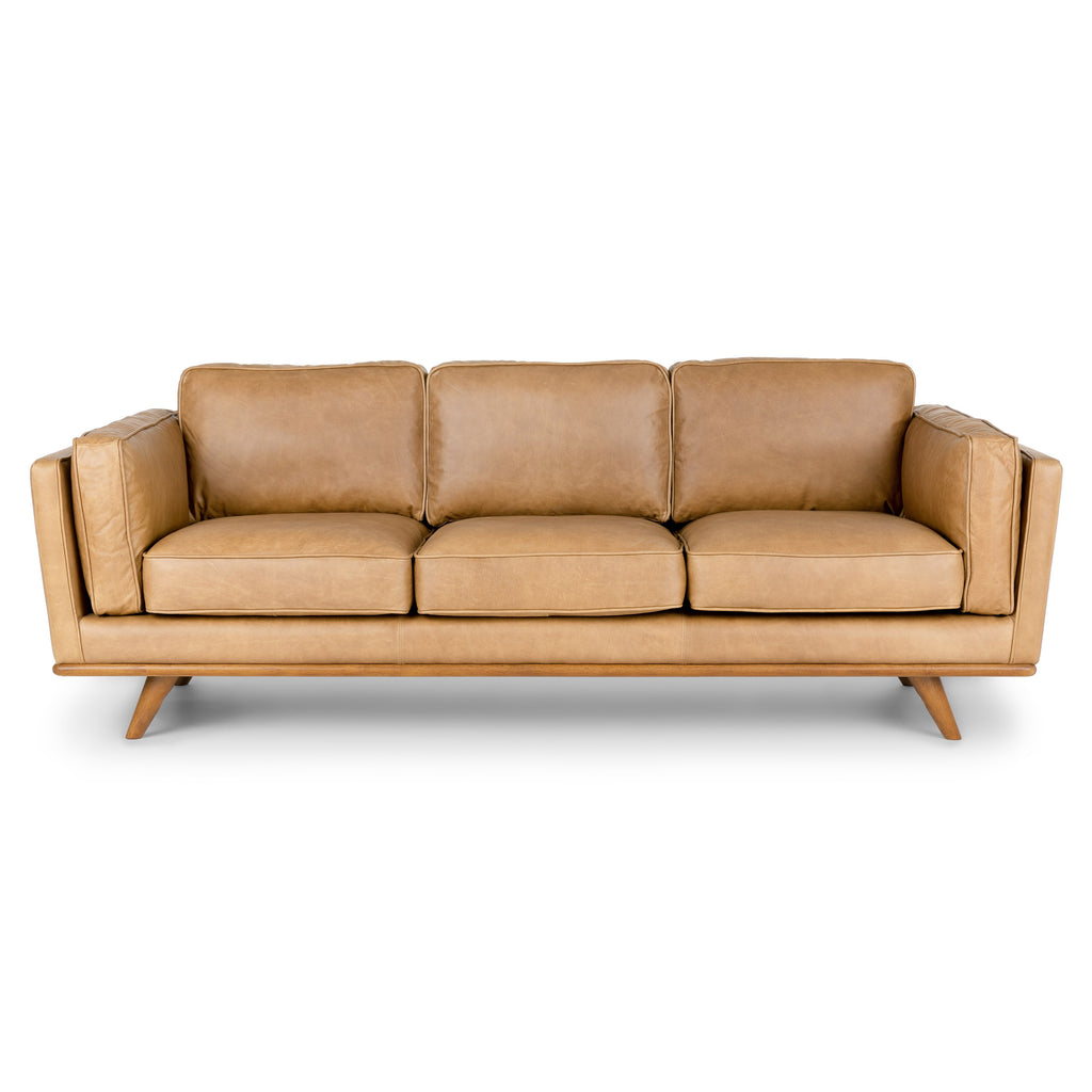90" Leather Sofa - Charme Tan