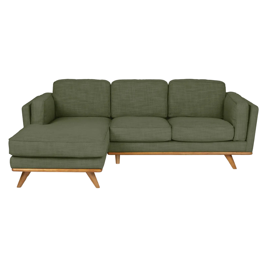 93" Left Sectional - Green