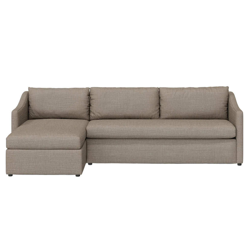 109"  Storage Sleeper Sectional - Napa Taupe