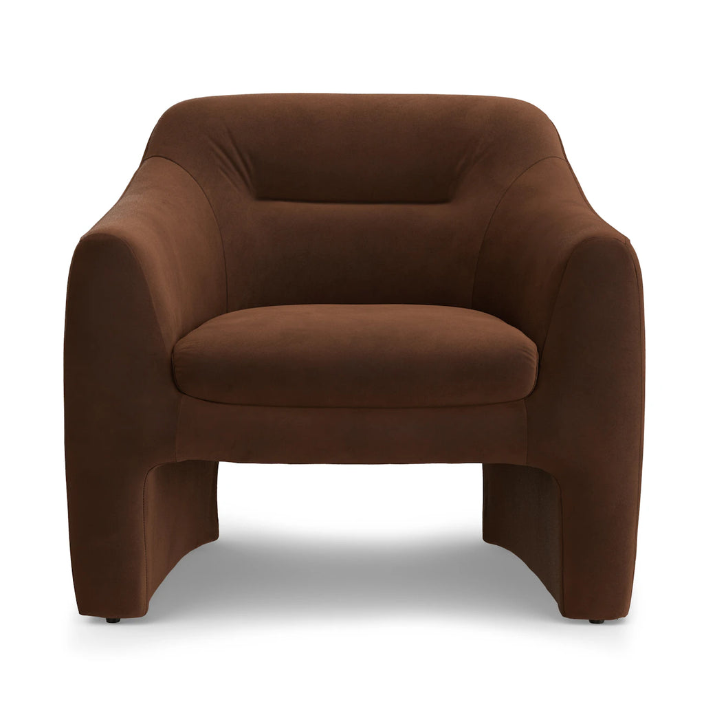 34" Velvet Lounge Chair - Hale Earth
