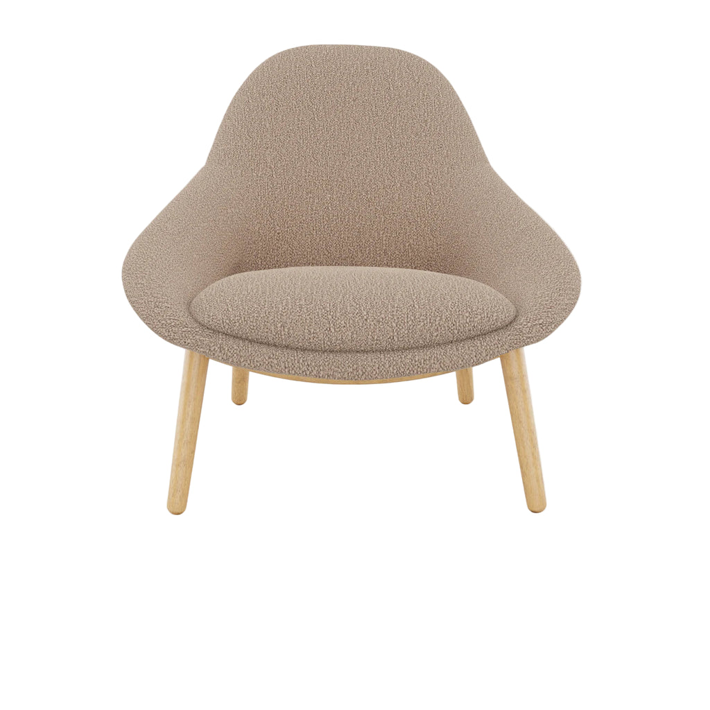 32" Lounge Chair - Sandstone Wool Bouclé