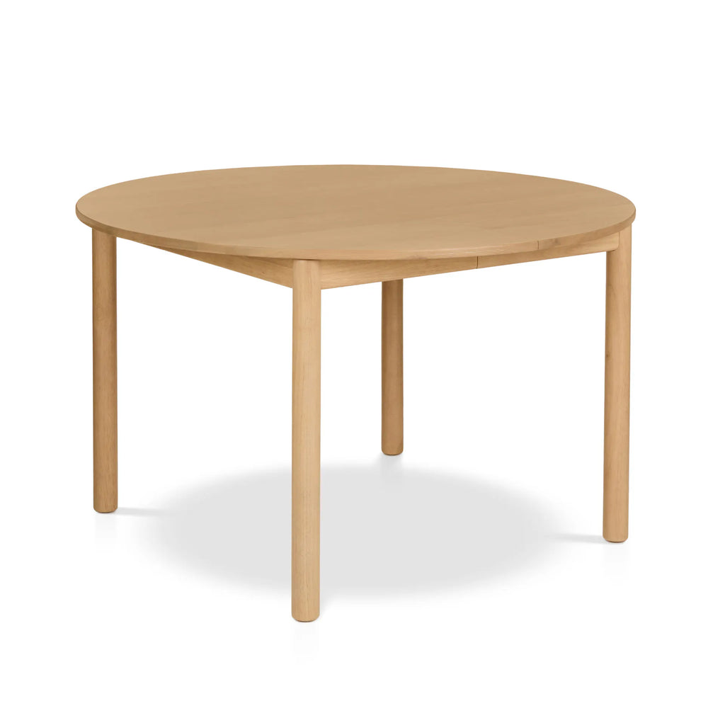 White Oak - 48" - 67.75" Extendable Round Dining Table