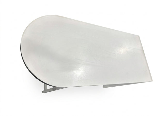 Retail Display Counter with Rounded Extension