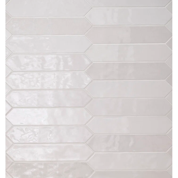 Glossy Ceramic Picket Wall Tile (6 boxes)