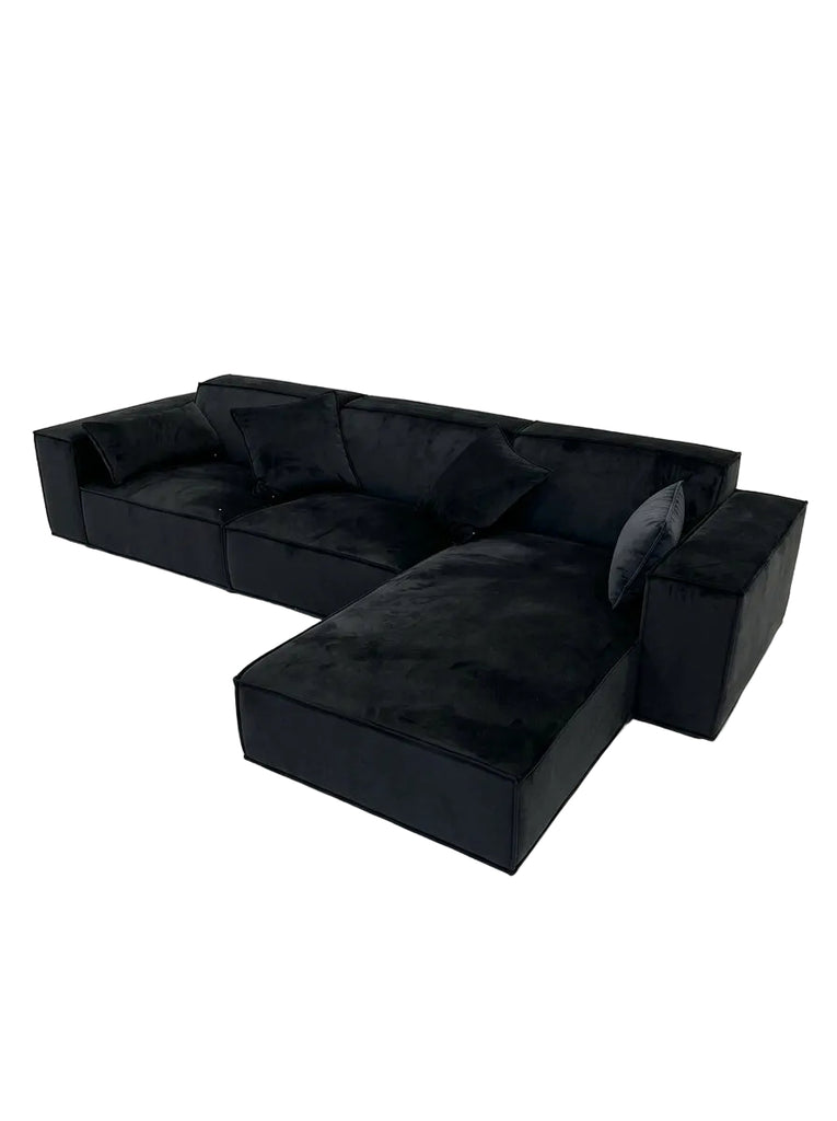 Black Partner 2-Piece Sectional