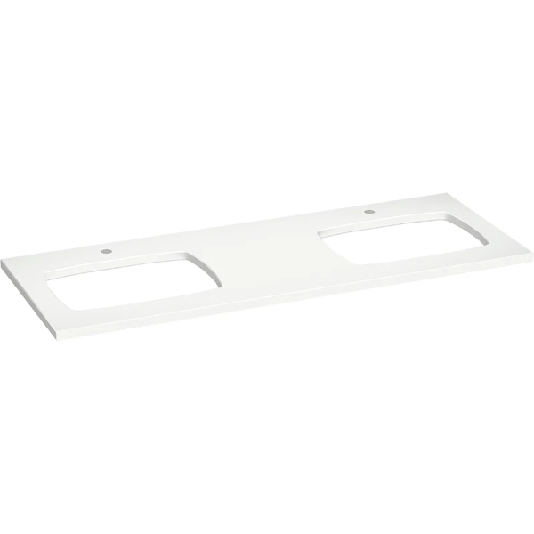 White Quartz 61-In Vanity Top