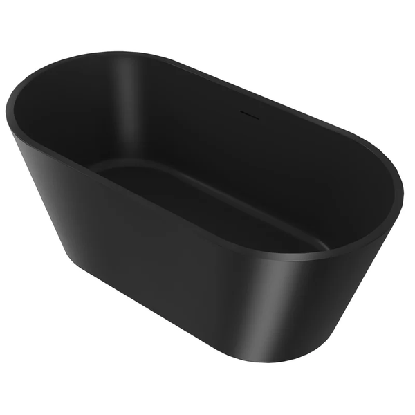 Acrylic Double Ended Flatbottom Freestanding Bathtub black 59