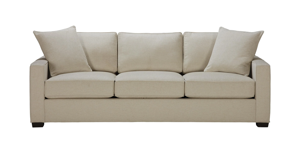 Cream Track-Arm Sofa