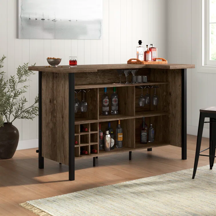 Walnut Home Bar