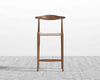 Elbow Counter Stool - Walnut