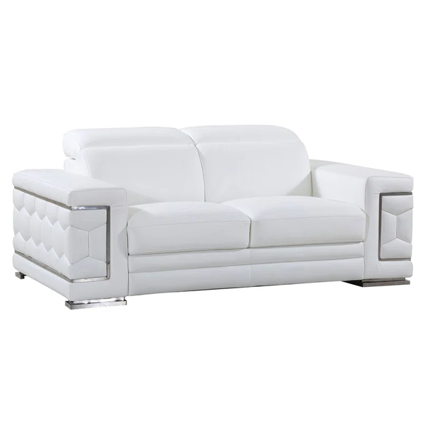 Sofa white leather