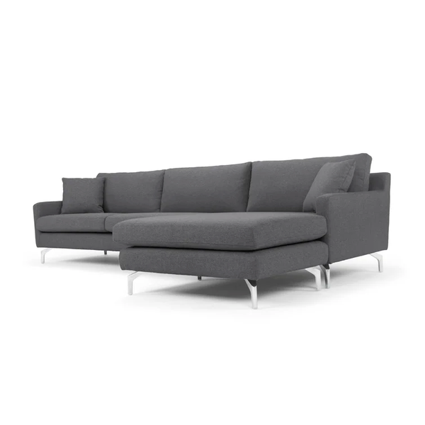 Upholstered Sectional Light grey