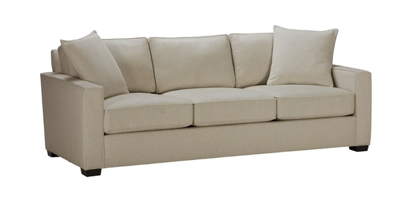 Cream Track-Arm Sofa