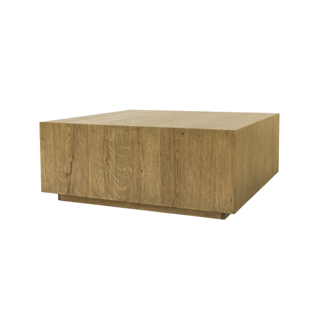 Light Brown Oak - Square Coffee Table