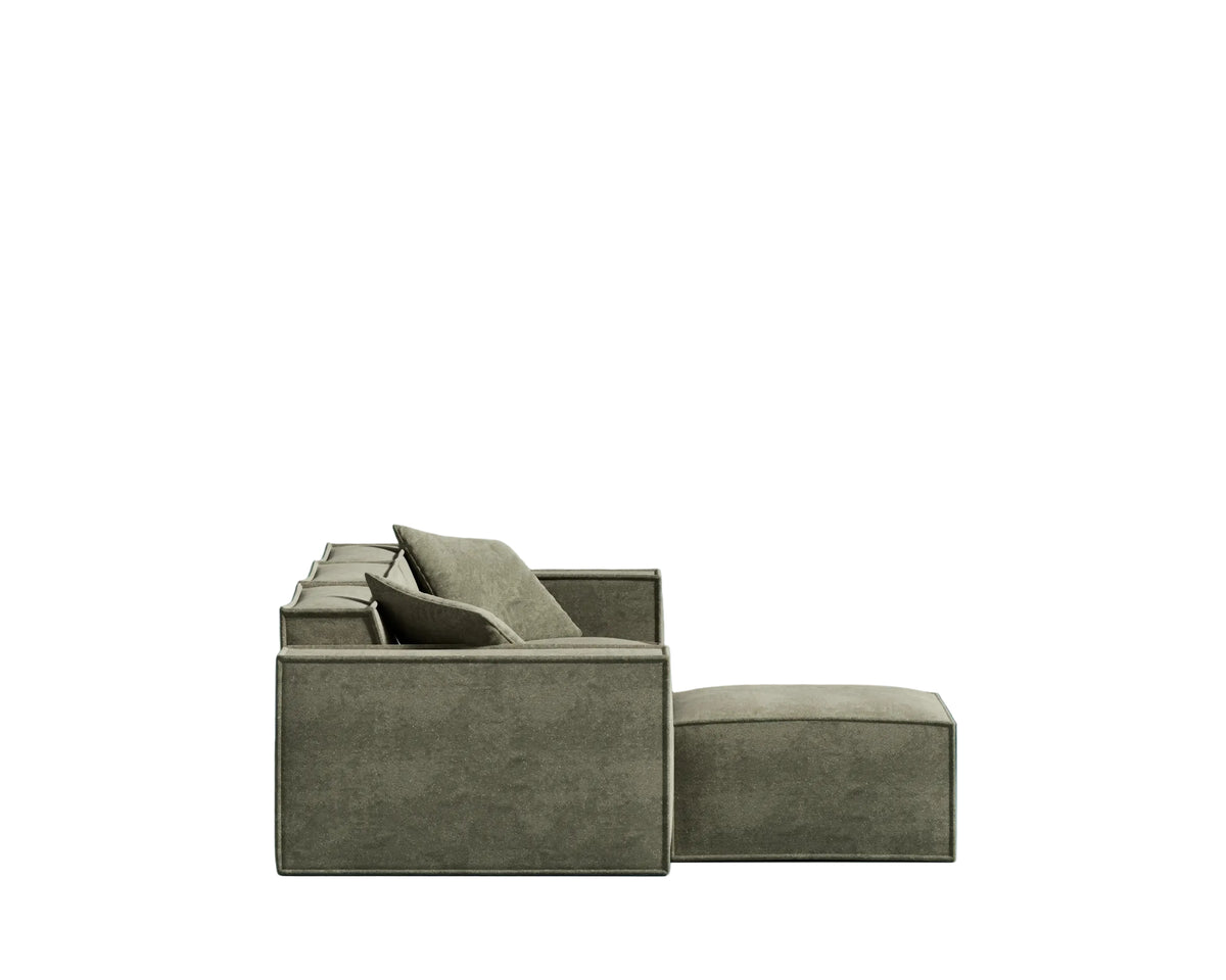 Krypton Green sectional – The Furniture Shop - Calgary