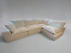 4-Piece White Modular Sofa