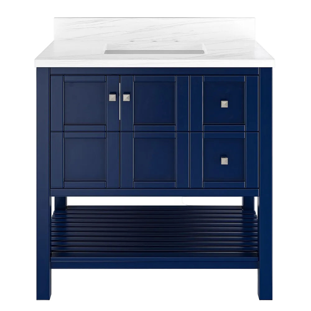 Navy Blue Vanity