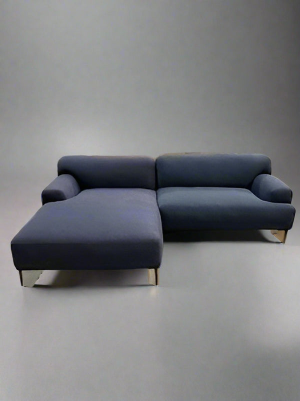 Blue Chaise Sofa (minor color variation)