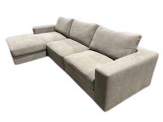 Sydney 3-Piece Chaise Sectional Grey